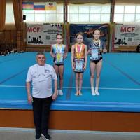 Завершились соревнования по прыжкам на акробатической дорожке среди юных спортсменов