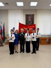 торжественная линейка приёма в отряд "Юные жуковцы"