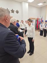 торжественная линейка приёма в отряд "Юные жуковцы"